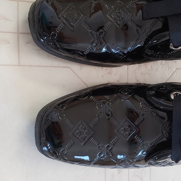 Aldo Oxford shoes Womens 8.5 Black Patent Flex Comfort Tech Shoes - Picture 8 of 14